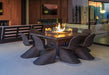 American Fyre Designs Cosmopolitan Square Dining Firetable American Fyre Designs Dreamwood Living