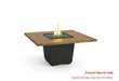 American Fyre Designs Cosmopolitan Square Dining Reclaimed Wood Firetable American Fyre Designs Dreamwood Living