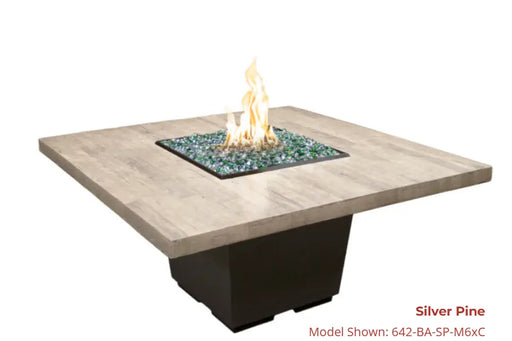 American Fyre Designs Cosmopolitan Square Dining Reclaimed Wood Firetable American Fyre Designs Dreamwood Living
