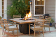 American Fyre Designs Cosmopolitan Square Dining Reclaimed Wood Firetable American Fyre Designs Dreamwood Living