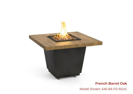 American Fyre Designs Cosmopolitan Square Reclaimed Wood Firetable American Fyre Designs Dreamwood Living