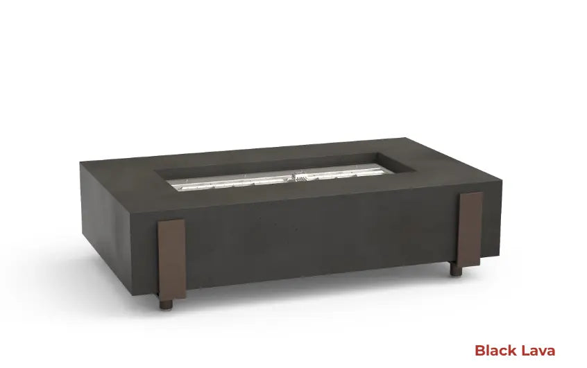 American Fyre Designs Iron Long Saddle Firetable American Fyre Designs Dreamwood Living