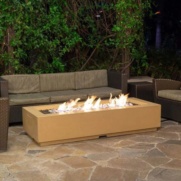 American Fyre Designs Louvre 72" Long Rectangle Fire Pit