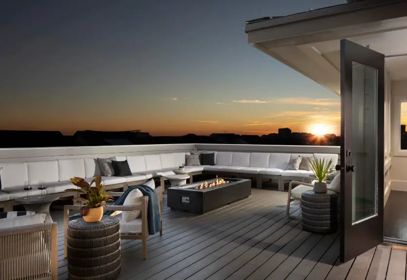 American Fyre Designs Louvre Rectangle Fire Pit American Fyre Designs Dreamwood Living