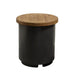 American Fyre Designs Reclaimed Wood Contempo Tank/End Table American Fyre Designs Dreamwood Living