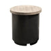American Fyre Designs Reclaimed Wood Contempo Tank/End Table American Fyre Designs Dreamwood Living