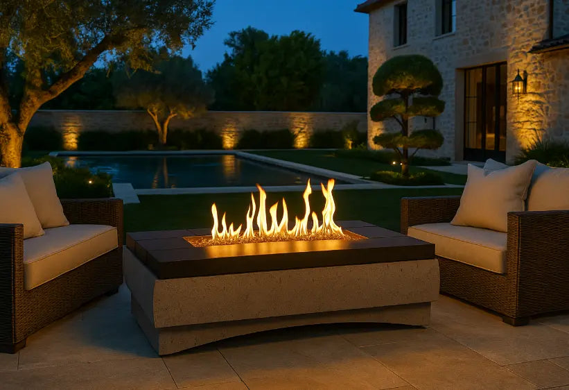 American Fyre Designs River Rectangle Firetable American Fyre Designs Dreamwood Living