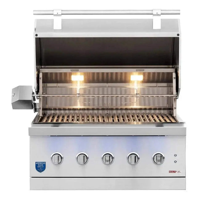 American Made Grills Encore Series 36" 5-Burner Built-In Hybrid Grill American Made Grills Dreamwood Living