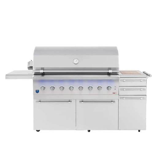 American Made Grills Encore Series 54" 8-Burner Freestanding Hybrid Grill American Made Grills Dreamwood Living