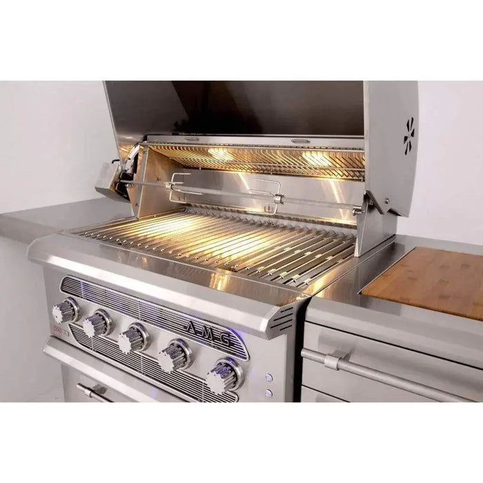 American Made Grills Muscle Series 36" Built-In Hybrid Grill American Made Grills Dreamwood Living