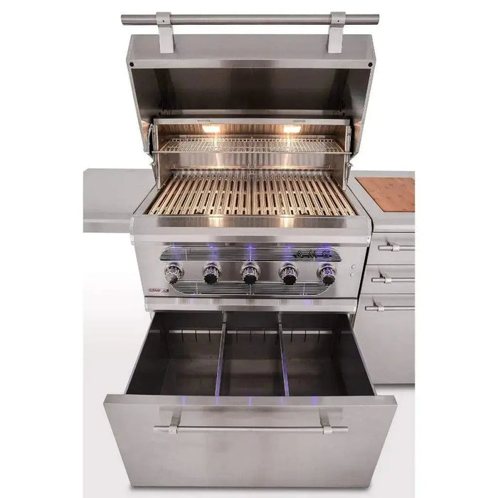 American Made Grills Muscle Series 36" Freestanding Hybrid Grill American Made Grills Dreamwood Living
