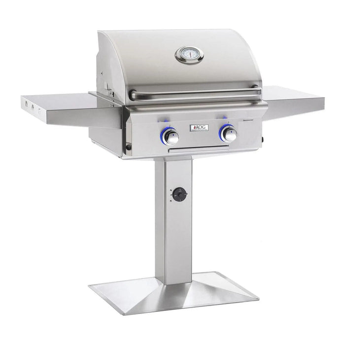 American Outdoor Grill 24" L-Series 2-Burner Patio Post Gas Grill American Outdoor Grill Dreamwood Living