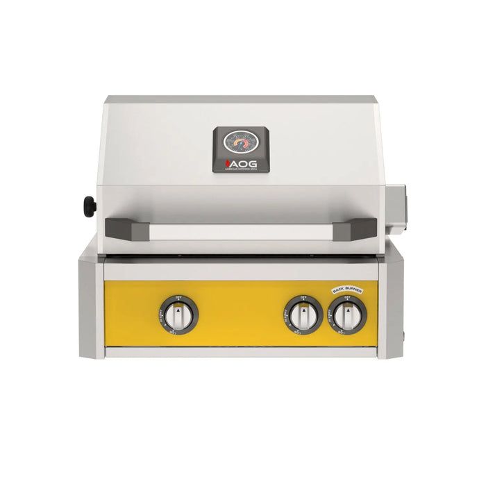 American Outdoor Grill 24" L-Series Built-In Gas Grill with Lights & Rotisserie (2026 Model)