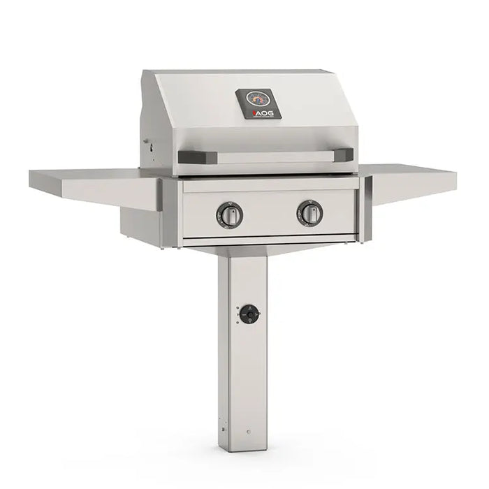 American Outdoor Grill 24″ T-Series In-Ground Post Gas Grill (2026 Model)