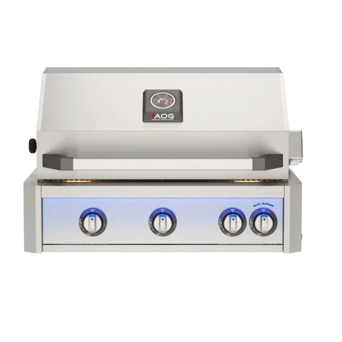 American Outdoor Grill 30" L-Series Built-In Gas Grill with Lights & Rotisserie (2026 Model)