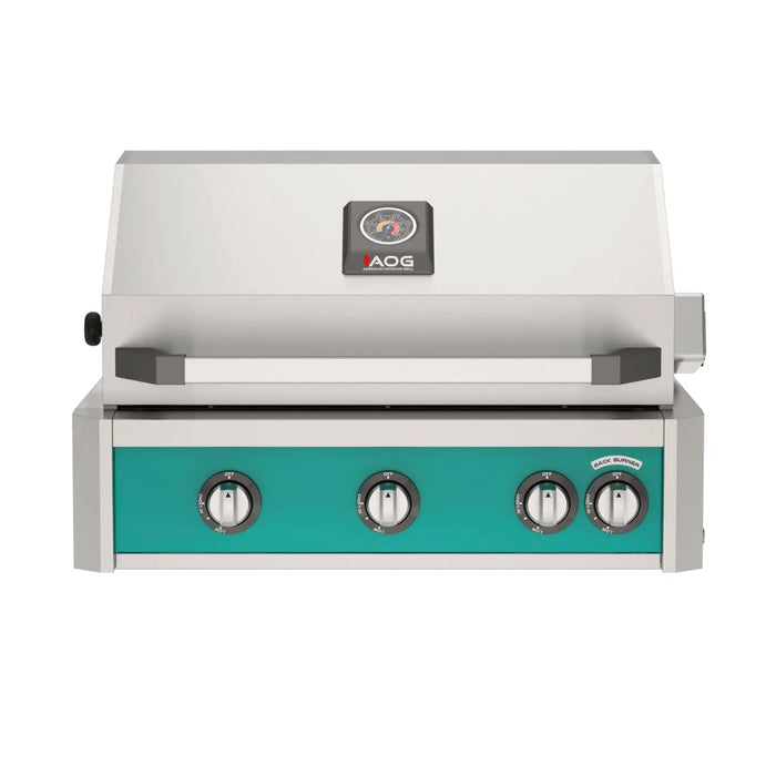 American Outdoor Grill 30" L-Series Built-In Gas Grill with Lights & Rotisserie (2026 Model)