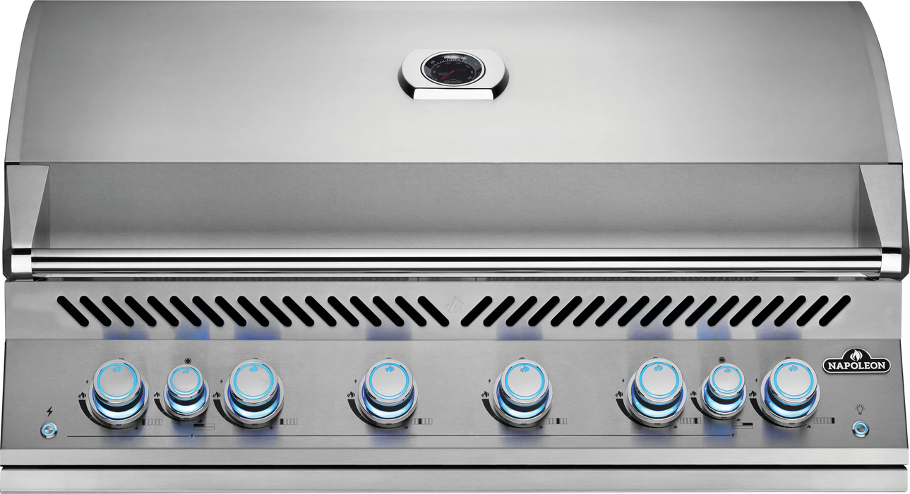 Napoleon 700 Series 44 RB Built-in Gas Grill - front view, lid closed