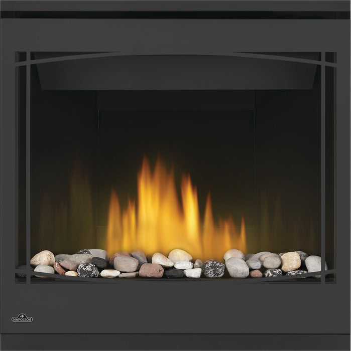 Ascent X 36" Direct Vent Gas Fireplace – with logs