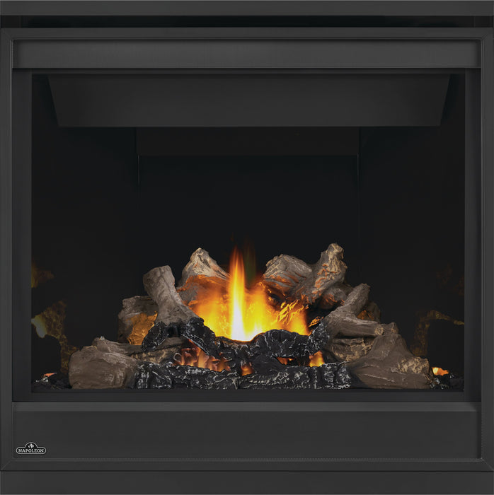 Ascent X 36" Direct Vent Gas Fireplace – with oak logs
