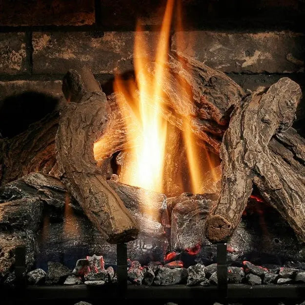 Barbara Jean Fiber Split Oak Log Sets for Fireplaces Barbara Jean Dreamwood Living
