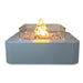The Outdoor Plus OPT-BAYPC36 Bayside 36" Powder Coat Square Gas Fire Pit