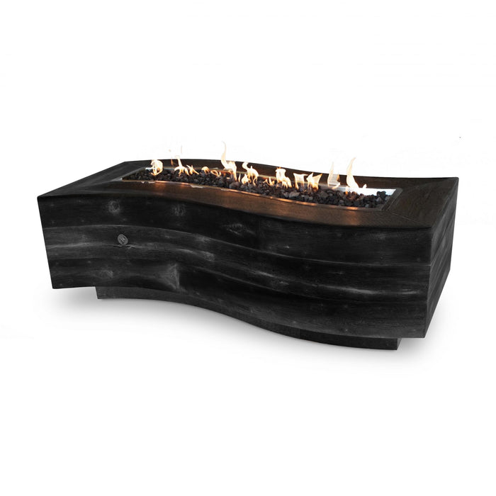 The Outdoor Plus 72" Big Sur Fire Pit – GFRC Woodgrain