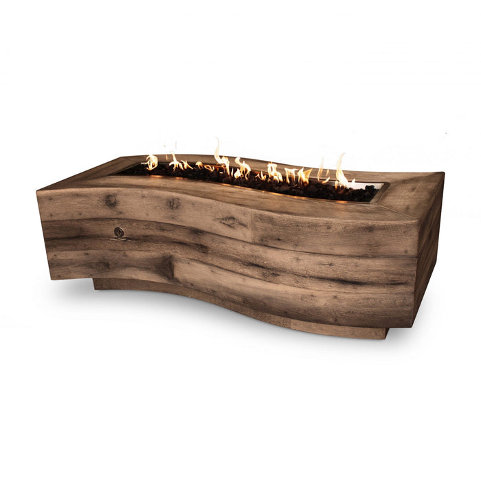 The Outdoor Plus 72" Big Sur Fire Pit – GFRC Woodgrain