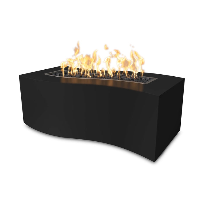 The Outdoor Plus OPT-BLWPC60 Billow 60" Powder Coat Rectangular Gas Fire Pit