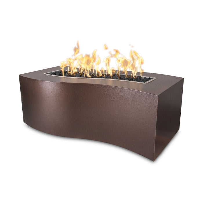 The Outdoor Plus OPT-BLWPC60 Billow 60" Powder Coat Rectangular Gas Fire Pit