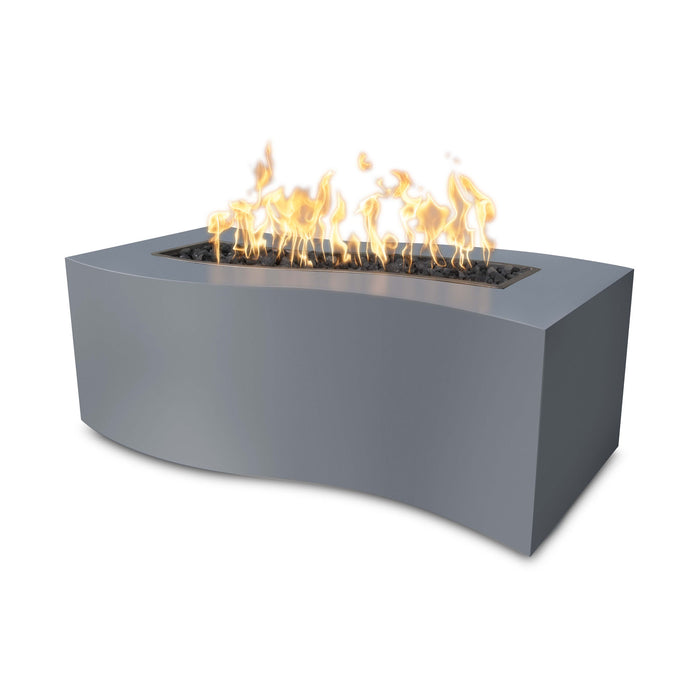 The Outdoor Plus OPT-BLWPC60 Billow 60" Powder Coat Rectangular Gas Fire Pit