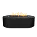 The Outdoor Plus OPT-BSPPC84 Bispo 84" Powder Coat Rectangular Gas Fire Pit
