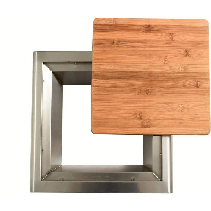 Blaze 15" Trash Chute With Cutting Board Blaze Dreamwood Living