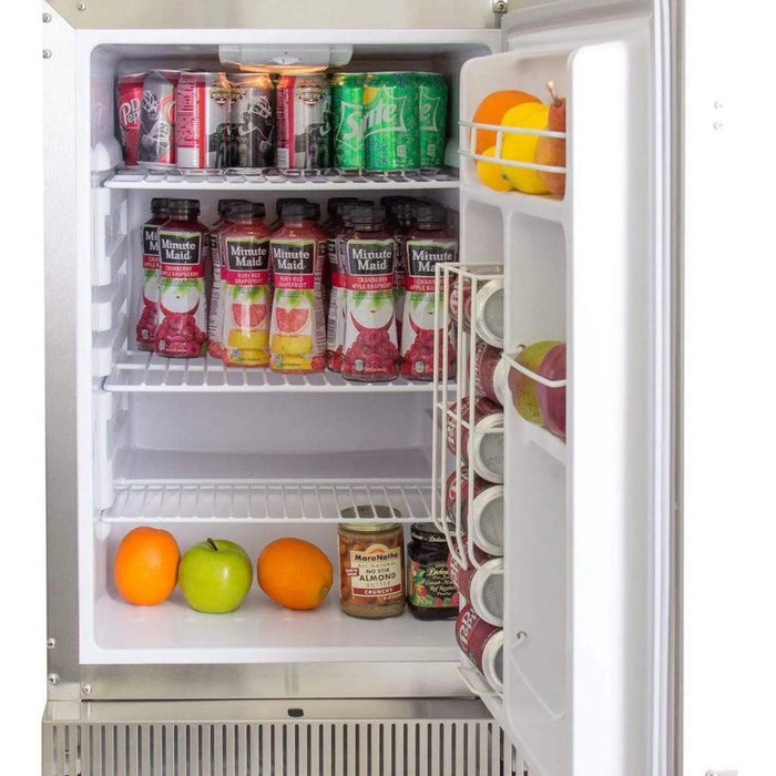 Blaze 20" Outdoor Rated Stainless Steel Compact Refrigerator 4.1 Cu. Ft. Blaze Dreamwood Living