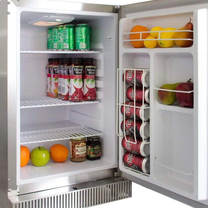 Blaze 20" Outdoor Rated Stainless Steel Compact Refrigerator 4.1 Cu. Ft. Blaze Dreamwood Living
