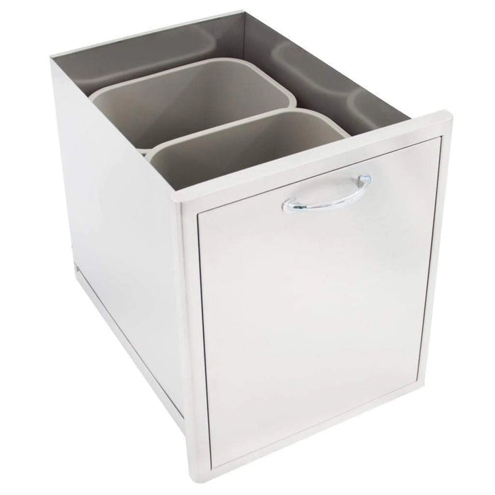 Blaze 20" Roll Out Trash Recycle Bin Blaze Dreamwood Living