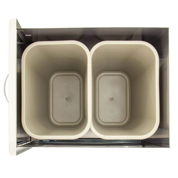 Blaze 20" Roll Out Trash Recycle Bin Blaze Dreamwood Living