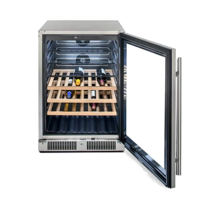 Blaze 24" 5.5 Cu. Ft. Outdoor Rated Glass Door Beverage Cooler Blaze Dreamwood Living