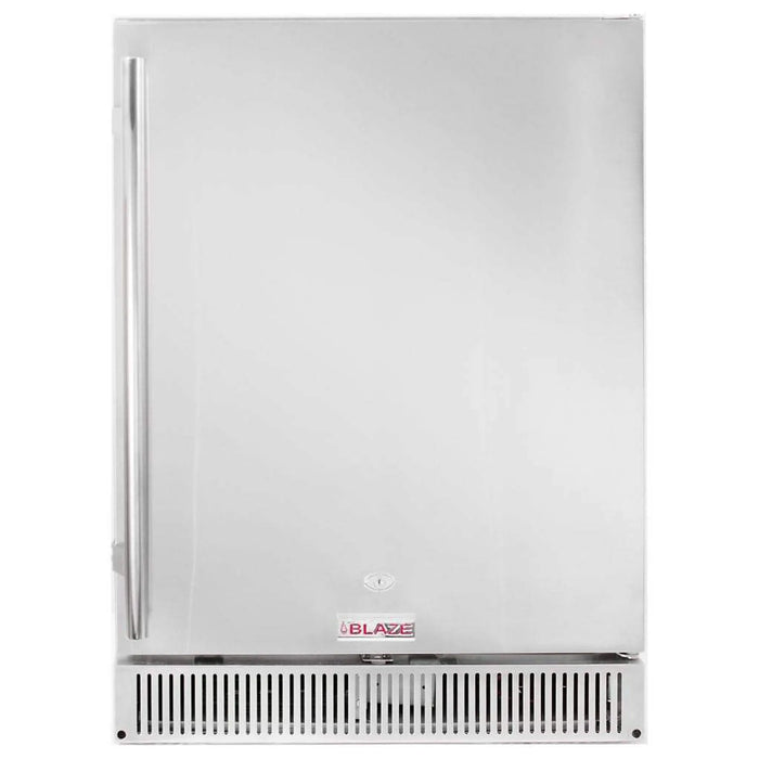 Blaze 24" Outdoor Rated Stainless Refrigerator 5.2 Cu Ft. Blaze Dreamwood Living