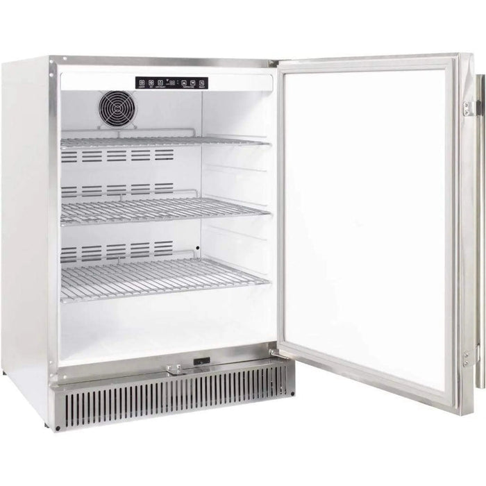 Blaze 24" Outdoor Rated Stainless Refrigerator 5.2 Cu Ft. Blaze Dreamwood Living