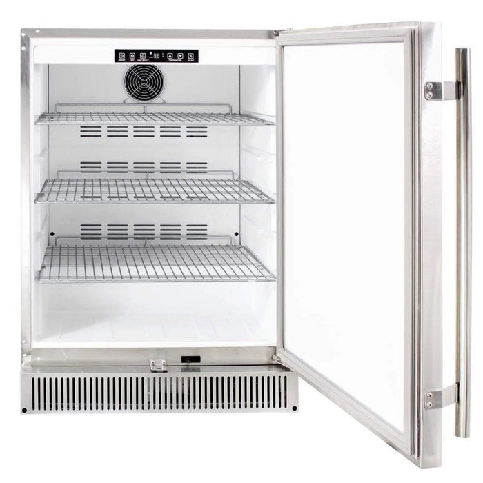 Blaze 24" Outdoor Rated Stainless Refrigerator 5.2 Cu Ft. Blaze Dreamwood Living
