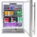 Blaze 24" Outdoor Rated Stainless Refrigerator 5.2 Cu Ft. Blaze Dreamwood Living