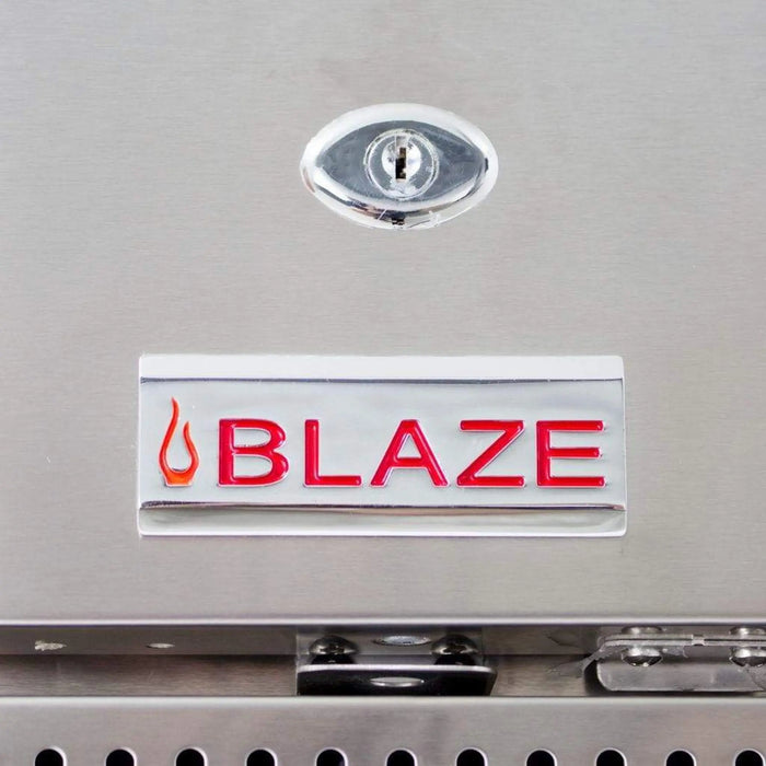 Blaze 24" Outdoor Rated Stainless Refrigerator 5.2 Cu Ft. Blaze Dreamwood Living
