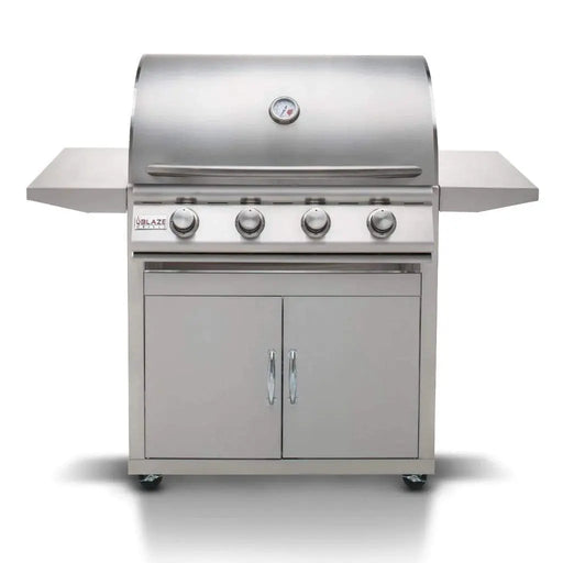 Blaze 32" 4-Burner Prelude LBM Freestanding Gas Grill Blaze Dreamwood Living