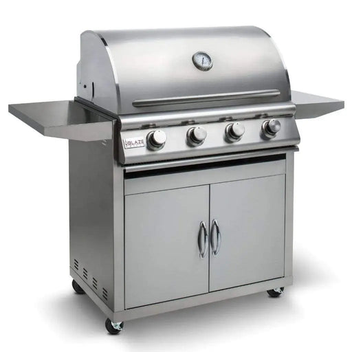 Blaze 32" 4-Burner Prelude LBM Freestanding Gas Grill Blaze Dreamwood Living