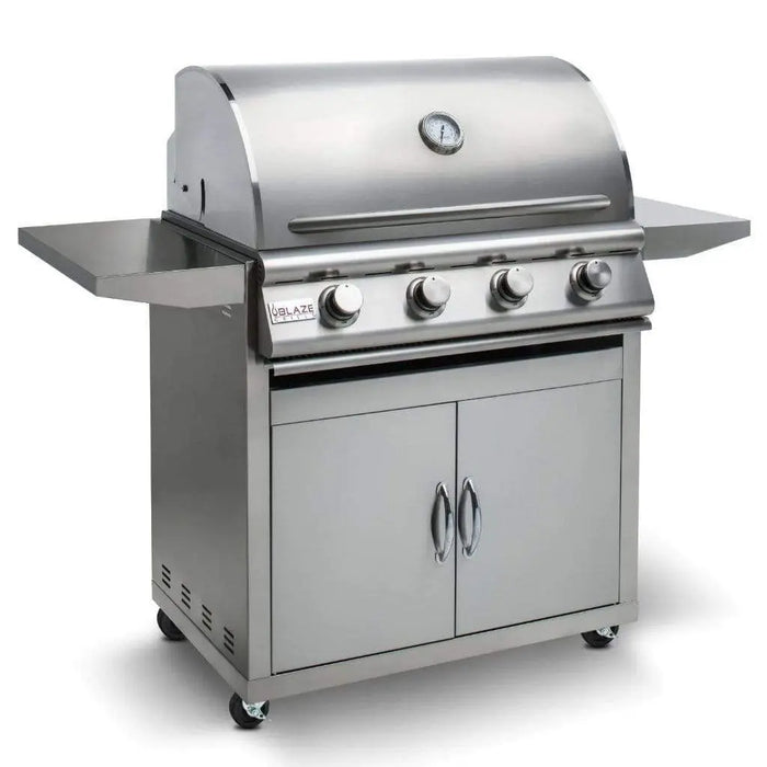 Blaze 32" 4-Burner Prelude LBM Freestanding Gas Grill Blaze Dreamwood Living