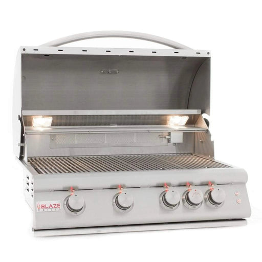 Blaze 32" 4-Burner Premium LTE Built-In Gas Grill with Rear Infrared Burner & Grill Lights Blaze Dreamwood Living
