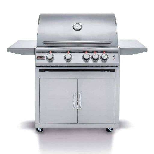 Blaze 32" 4-Burner Premium LTE Freestanding Gas Grill with Rear Infrared Burner & Grill Lights Blaze Dreamwood Living