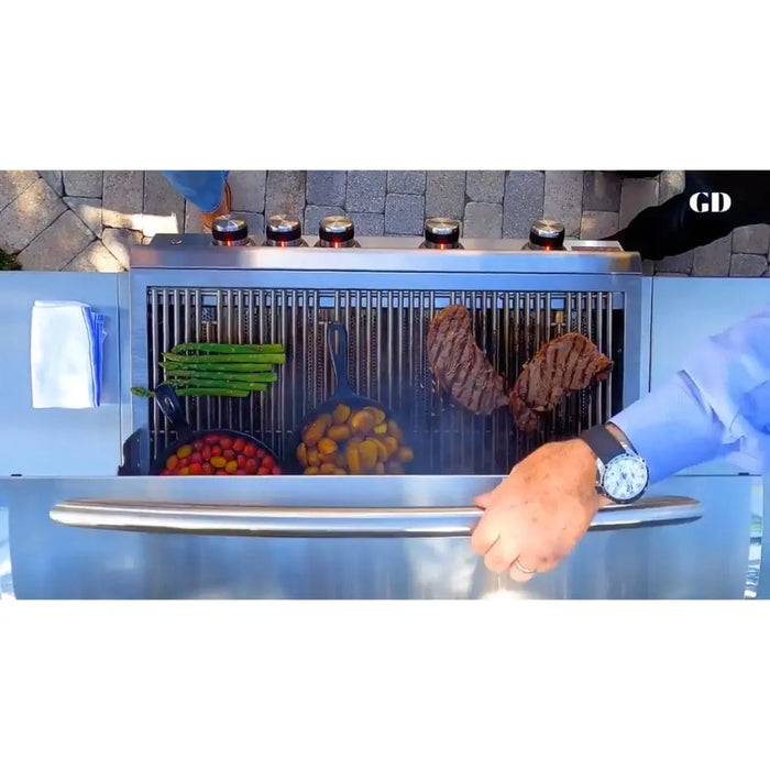 Blaze 32" 4-Burner Premium LTE Freestanding Gas Grill with Rear Infrared Burner & Grill Lights Blaze Dreamwood Living