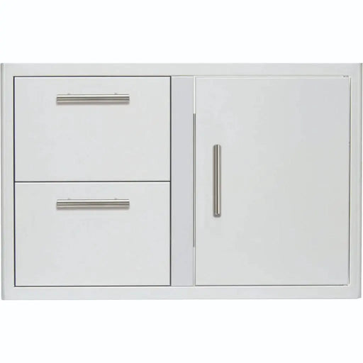 Blaze 32" Access Door & Double Drawer Combo With Soft Close Hinges and Lights Blaze Dreamwood Living