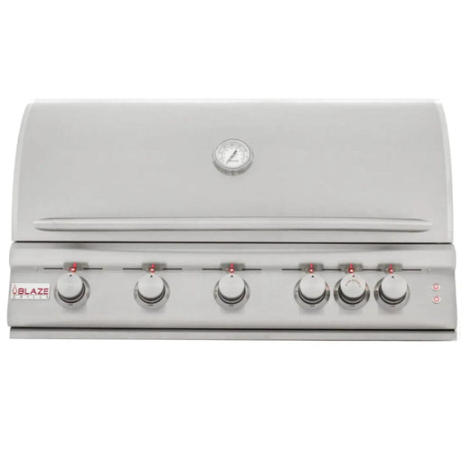 Blaze 40" 5-Burner Premium LTE Built-In Gas Grill with Lights Blaze Dreamwood Living